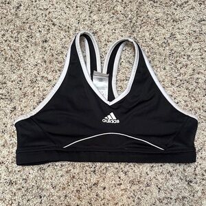 Adidas Women's Black and White Sports Bra